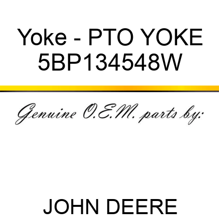 Yoke - PTO YOKE 5BP134548W