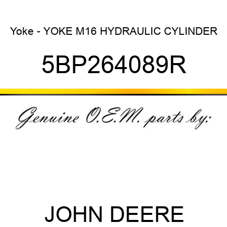 Yoke - YOKE M16, HYDRAULIC CYLINDER 5BP264089R