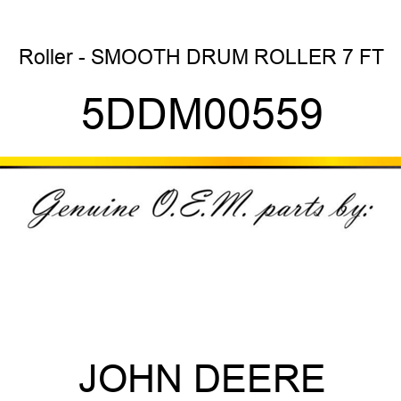 Roller - SMOOTH DRUM ROLLER 7 FT 5DDM00559