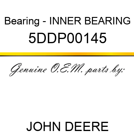 Bearing - INNER BEARING 5DDP00145