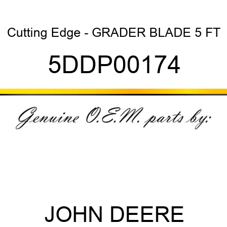 Cutting Edge - GRADER BLADE 5 FT 5DDP00174