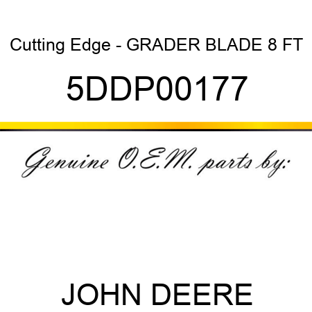 Cutting Edge - GRADER BLADE 8 FT 5DDP00177