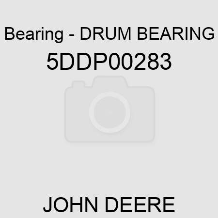 Bearing - DRUM BEARING 5DDP00283