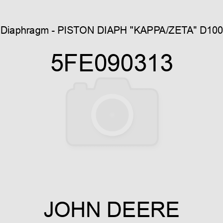 Diaphragm - PISTON DIAPH 