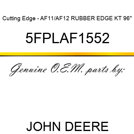 Cutting Edge - AF11/AF12 RUBBER EDGE KT 96
