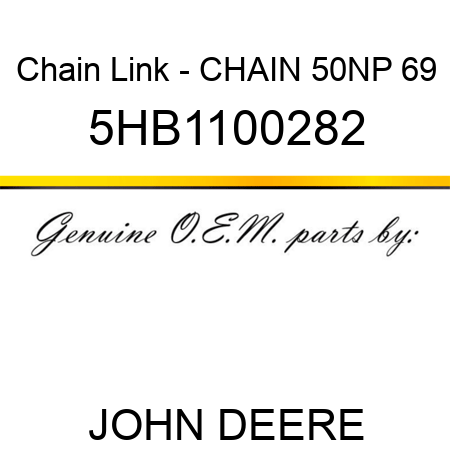 Chain Link - CHAIN 50NP 69 5HB1100282