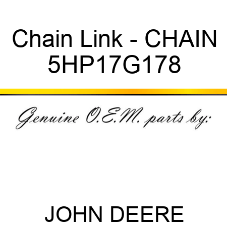 Chain Link - CHAIN 5HP17G178