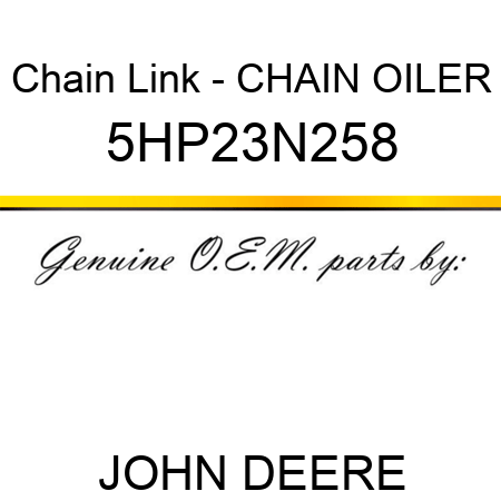 Chain Link - CHAIN OILER 5HP23N258