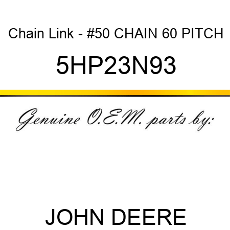 Chain Link - #50 CHAIN 60 PITCH 5HP23N93