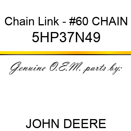 Chain Link - #60 CHAIN 5HP37N49