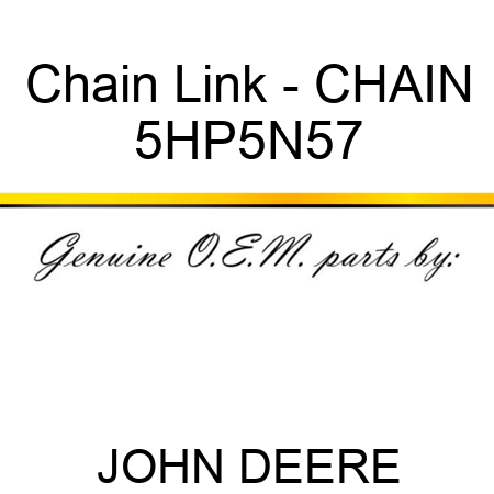 Chain Link - CHAIN 5HP5N57