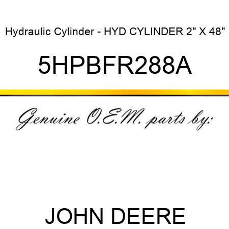Hydraulic Cylinder - HYD CYLINDER 2
