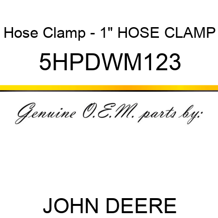Hose Clamp - 1