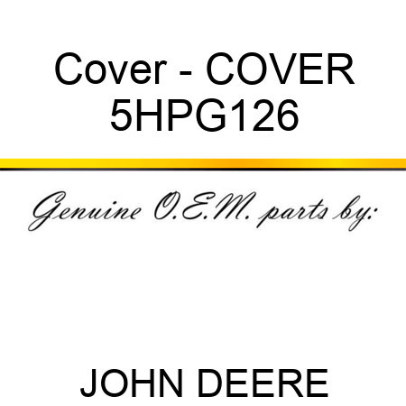 Cover - COVER 5HPG126