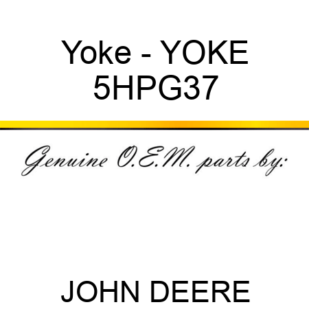 Yoke - YOKE 5HPG37