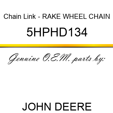 Chain Link - RAKE WHEEL CHAIN 5HPHD134