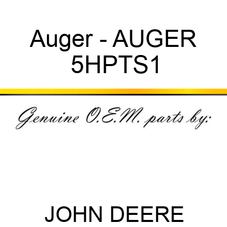 Auger - AUGER 5HPTS1
