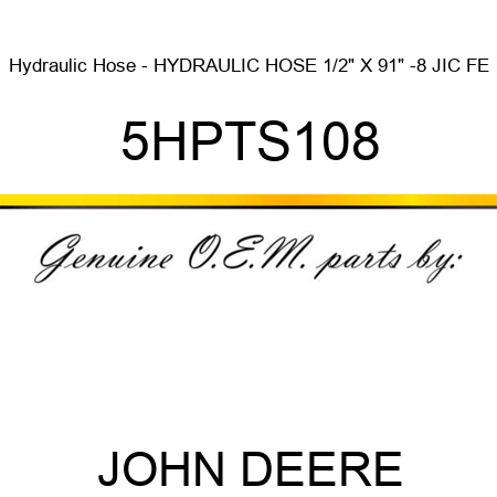 Hydraulic Hose - HYDRAULIC HOSE 1/2