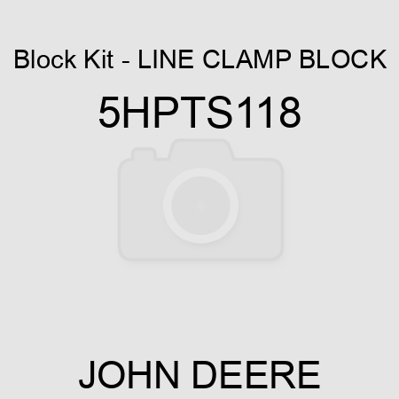 Block Kit - LINE CLAMP BLOCK 5HPTS118