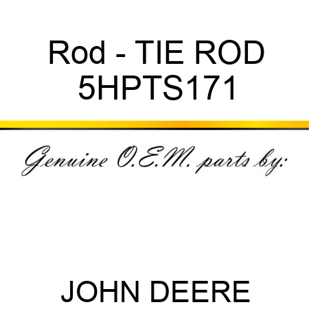 Rod - TIE ROD 5HPTS171