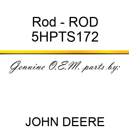 Rod - ROD 5HPTS172