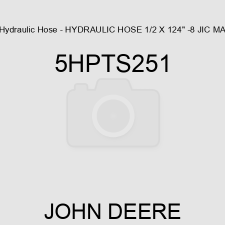 Hydraulic Hose - HYDRAULIC HOSE 1/2 X 124