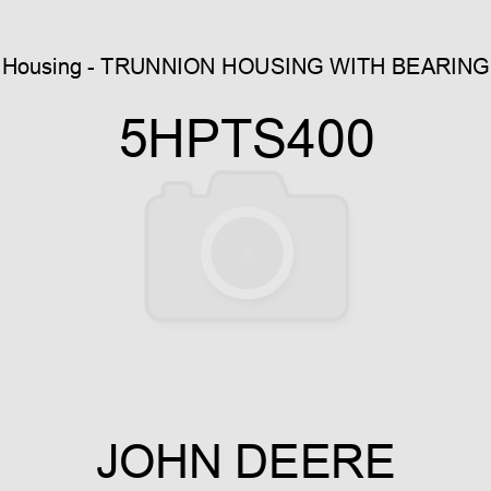 Housing - TRUNNION HOUSING WITH BEARING 5HPTS400