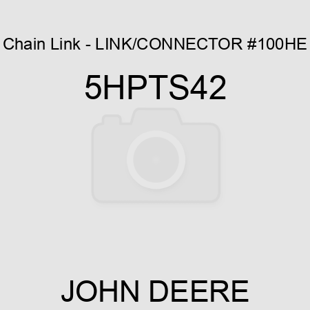 Chain Link - LINK/CONNECTOR #100HE 5HPTS42