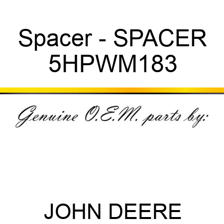 Spacer - SPACER 5HPWM183