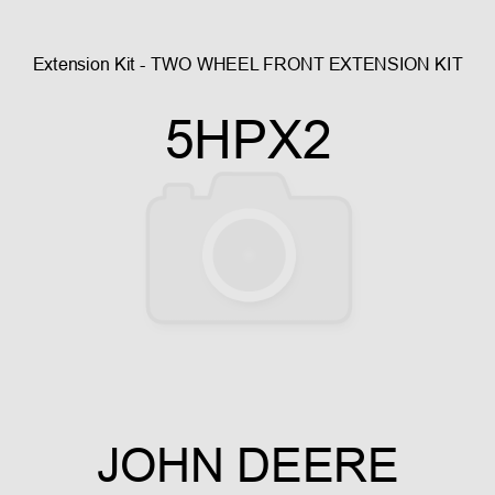 Extension Kit - TWO WHEEL FRONT EXTENSION KIT 5HPX2
