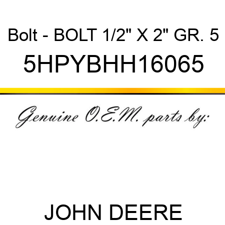 Bolt - BOLT, 1/2
