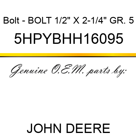 Bolt - BOLT, 1/2