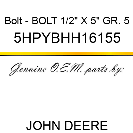 Bolt - BOLT, 1/2