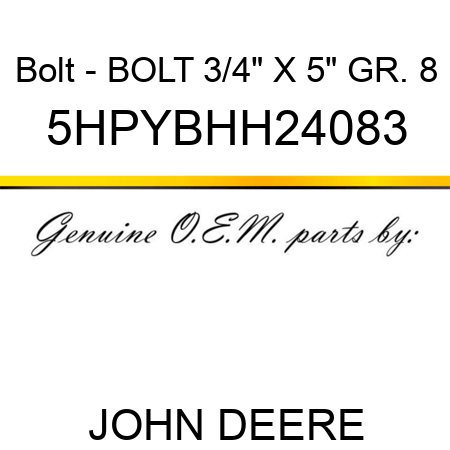 Bolt - BOLT, 3/4