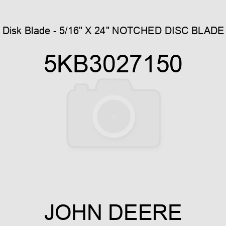 Disk Blade - 5/16