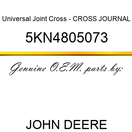 Universal Joint Cross - CROSS JOURNAL 5KN4805073