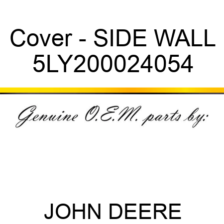 Cover - SIDE WALL 5LY200024054