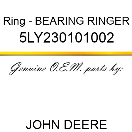 Ring - BEARING RINGER 5LY230101002