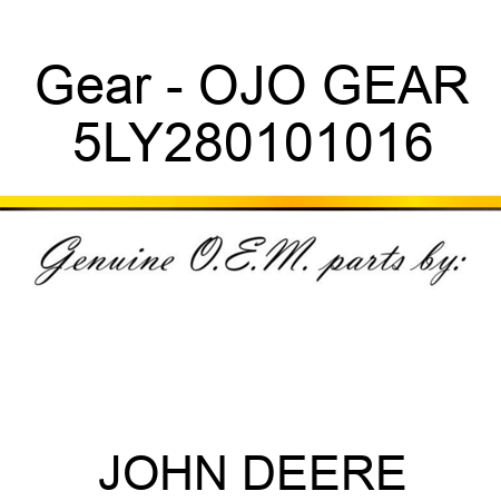 Gear - OJO GEAR 5LY280101016