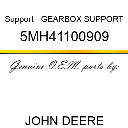 Support - GEARBOX SUPPORT 5MH41100909