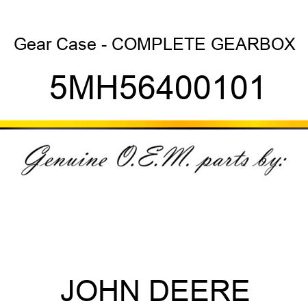 Gear Case - COMPLETE GEARBOX 5MH56400101