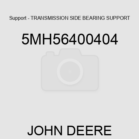 Support - TRANSMISSION SIDE BEARING SUPPORT 5MH56400404