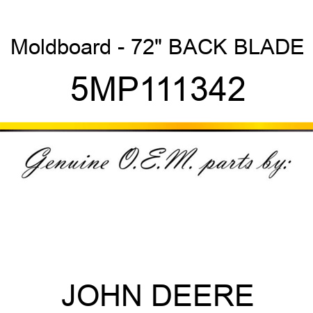 Moldboard - 72