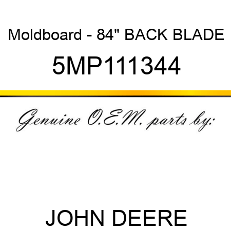 Moldboard - 84