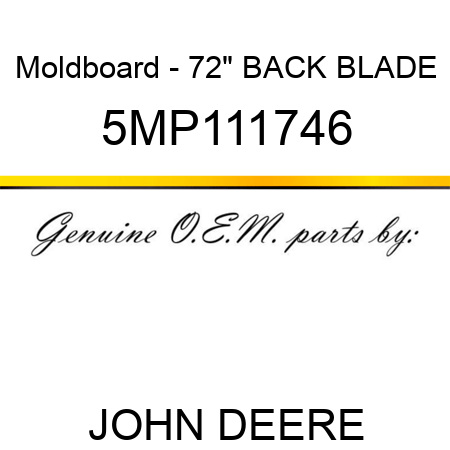 Moldboard - 72