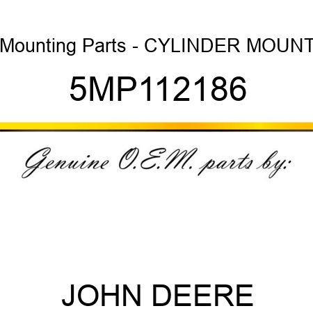 Mounting Parts - CYLINDER MOUNT 5MP112186