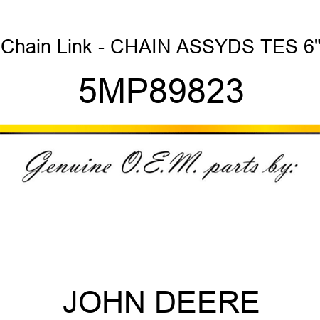Chain Link - CHAIN ASSY,DS TES 6