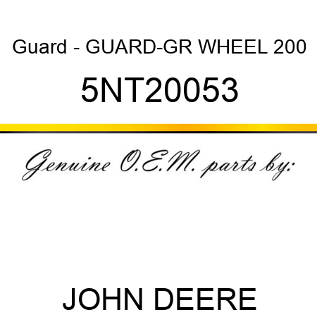 Guard - GUARD-GR WHEEL 200 5NT20053