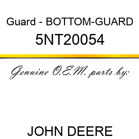 Guard - BOTTOM-GUARD 5NT20054