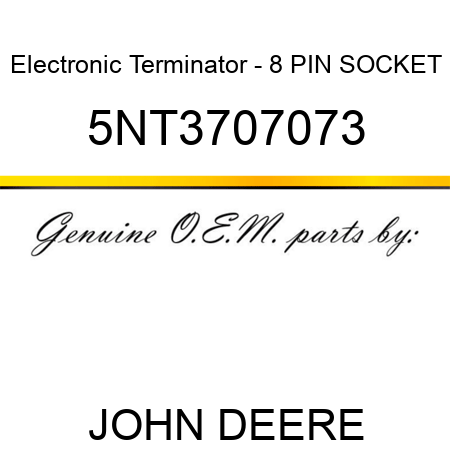 Electronic Terminator - 8 PIN SOCKET 5NT3707073